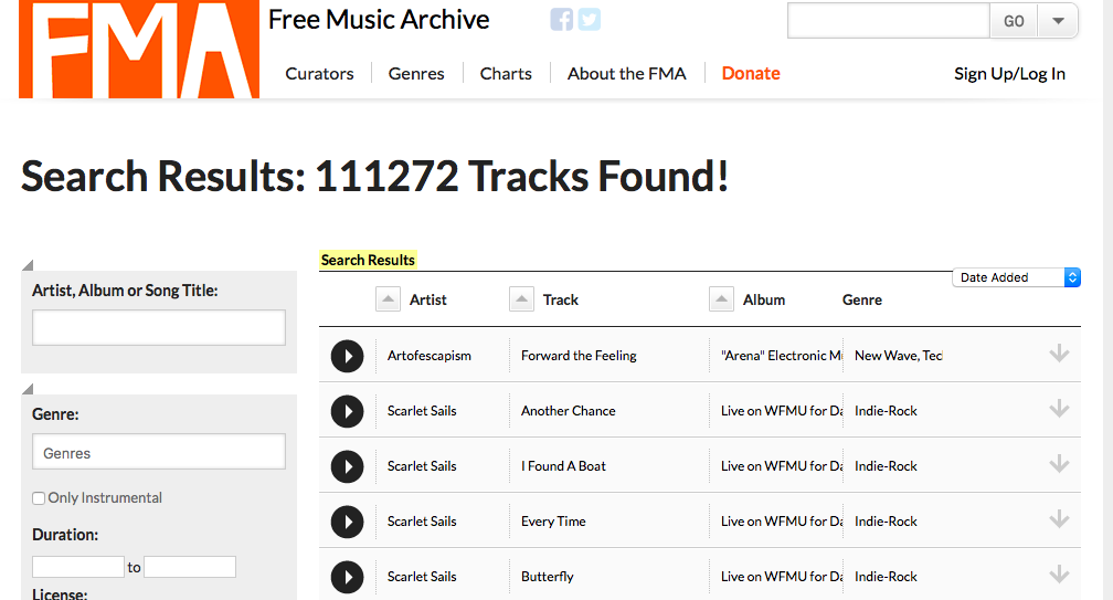 Situs Download Lagu - Free Music Archive