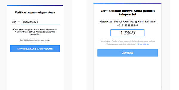 Cara Membuat Email Yahoo - Verifikasi Telepon