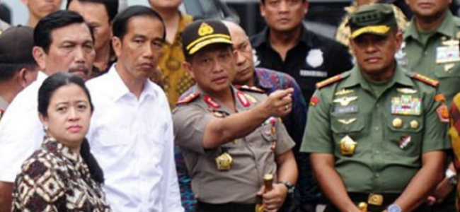 Foto Jokowi Bersama Kapolri Tito Karnavian