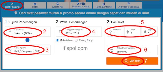 Booking tiket pesawat Traveloka.com