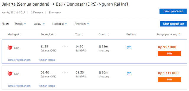 Hasil Pencarian Tiket Pesawat Traveloka