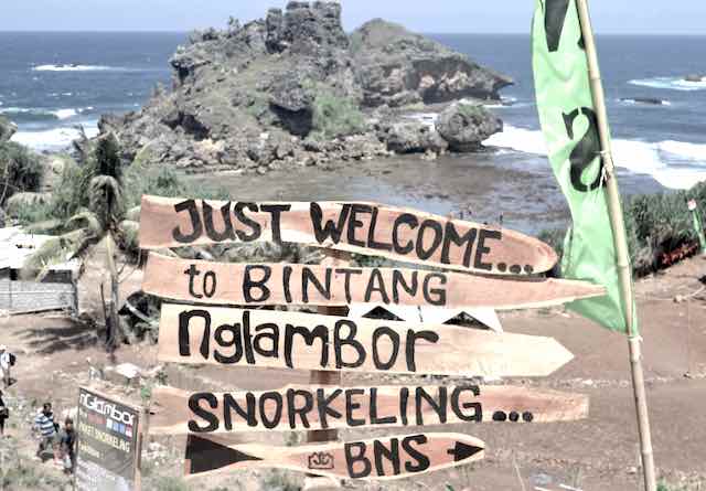 Tempat Snorkeling di jogja Pantai Nglambor