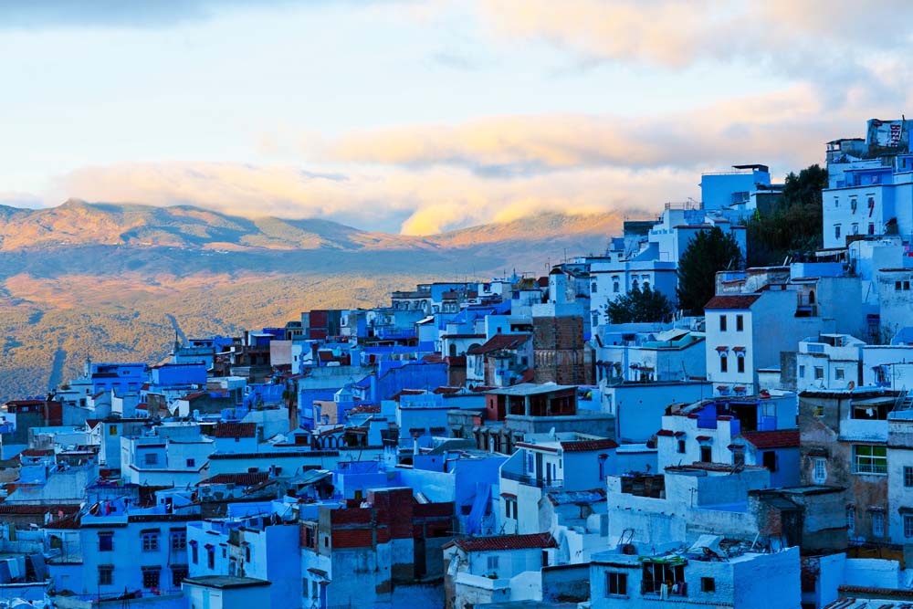 Kampung Chefchaouen, Maroko