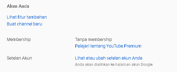 Buat Channel Youtube Baru